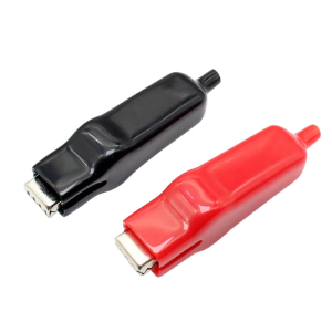 2pcs alligators Clip 20A PVC vỏ bọc Cá Sấu kẹp kẹp thử điện alligators kẹp cho xe Phương Tiện Ô Tô