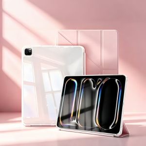Premium Clear Acrylic iPad Case For iPad 11th Air8th M4 Soft‑Edge Shockproof Protective Cover