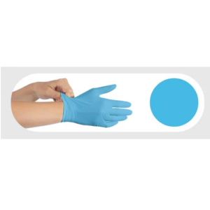 100Pcs Disposable Gloves in Vinyl/Nitrile Blend - Food Grade Suitable for Healthcare Food Handling Tattoo - Versatile Personal Protective Gear #ST01