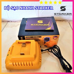 Sạc pin cho các loại máy móc dùng pin chân pin phổ thông 4cm sạc nhanh tự ngắt hãng STARKER Đức