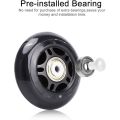 8 Pack Inline Skate Wheels Beginner's Roller Blades Replacement Wheel with Bearings Rollerblade Wheels 70mm. 