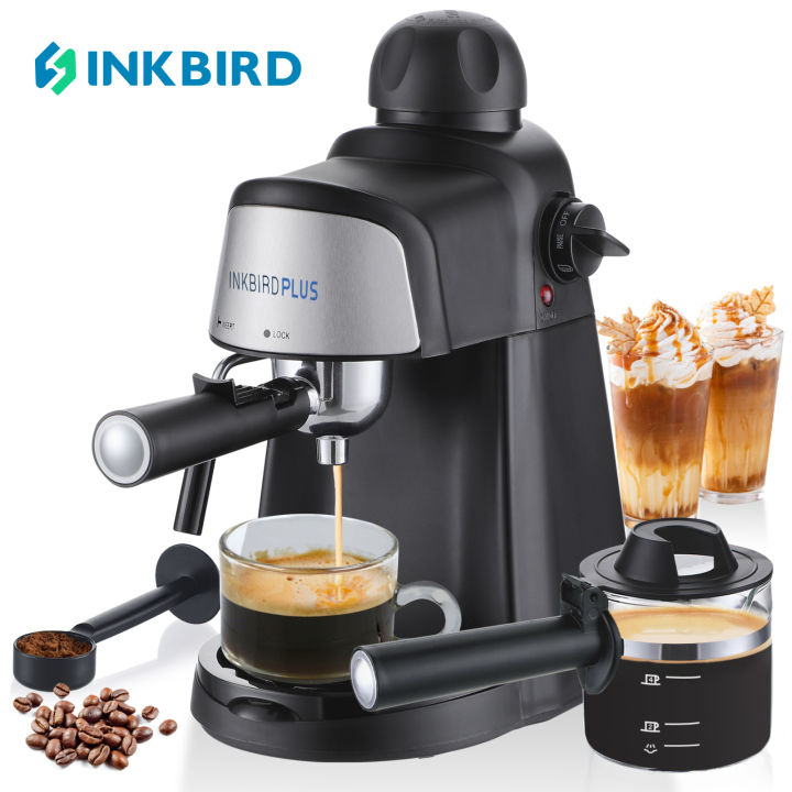 INKBIRD Espresso Machine Milk Frother Italian 800W Semi-automatic 15Bar ...