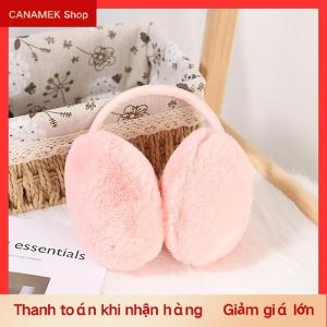 CS Xách tay gấp mùa đông ấm áp earmuffs thời trang màu rắn earflap ngoài trời lạnh bảo vệ mềm sang trọng Tai ấm hơn