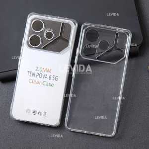 Case Tecno Pova 6 5G Tecno Pova 6 Pro Premium Softcase Clear 2.0mm Case Bening Tecno Pova 6 5G Tecno Pova 6 Pro