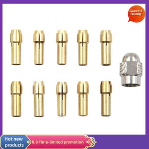 Graceful 11PCS lot Mini Drill Brass Collet Chuck for Rotary Tool 0.5-3.2mm Brass and Nut for Dremel Accessories Set
