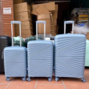 Vali Nhựa PP cao cấp siêu bền chống bể vỡ khóa kéo 2 lớp chống trộm thích hợp ký gửi nước ngoài