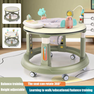 Walker Baby Girl & Baby Boy Adjustable Safety Learning Walker With Music Rabbit Toys Prevention of O-shaped Legs