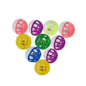 RGFV 3.8cm Fun Interactive Hollow Plastic PET Throw Ball Pet Supplies Training Tools Cat Toys