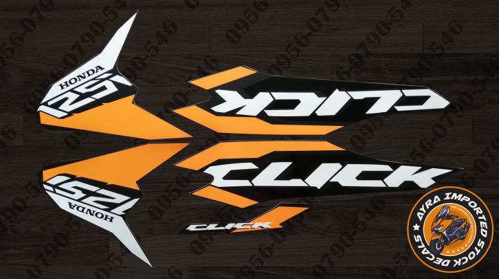 HONDA CLICK V2 Stock Decal/Sticker