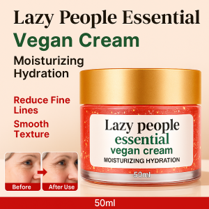 Vegan Face Cream Lazy Moisturizing Hydration Tone Up Cream Anti Aging Anti Wrinkle Firm Lift Moisturizing Cream Brighten Skin Tone