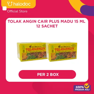 [HEMBOR 2 BOX] Tolak Angin Cair Plus Madu 15 ml 12 Sachet