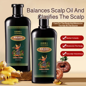 【FAMMY FAEY】Oil Control Fluffy Anti-Hair Loss Hair Growth Blackening Shampoo Polygonum Multiflorum Anti-Hair Loss and Hair Strengthening Shampoo Thick Hair Roots Black and Smooth Anti-Breakage and Anti-Hair Loss Shampoo控油蓬松洗发水