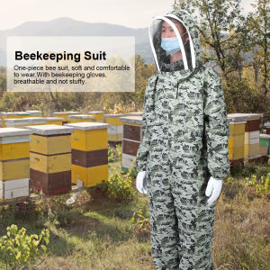 【COD】ชุดกันผึ้งต่อย ชุดจับผึ้ง ชุดเอาผึ้ง ชุดป้องกันแมลง 1 ชุด มี 2 ชิ้น (เสื้อกางเกง) เนื้อผ้าอย่างดี สินค้าตรงปก
