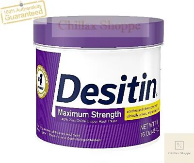 Desitin Maximum Strength Diaper Rash Cream with Zinc Oxide 16 oz