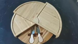 ชุดเครื่องมือตัดชีสพร้อมลิ้นชักเลื่อน เครื่องมือในครัว เครื่องตัด ส้อม ช้อน การจัดเก็บในครัว 1 ชุด