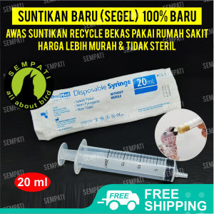SEMPATI Suntikan Spet Pemberi Makanan dan Minum Pada Lolohan Anakan Piyik Bayi Burung  20 ML ASPLKTR