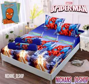 SPREI MOTIF SPIDERMAN /   SPREI HOMEMADE MURAH BERKUALITASBAHAN KATUN HALUS