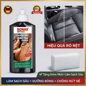 [HCM]Kem Vệ Sinh Và Bảo Dưỡng Da Sonax 291141- 250ml Sản Phẩm Chất Lượng Gian Hàng Uy Tín Giá Cả Cực Tốt Mua Ngay.