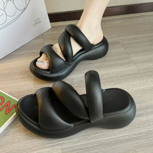 LIMITLESS Sandal Slide Wanita Empuk Nyaman Anti Slip Gaya Korea Warna Solid