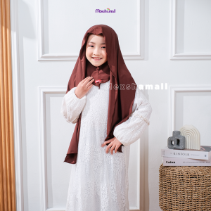 Pashmina Instan Jersey Oval Fahira Shamira | Hijab Remaja Kekinian | Bahan Jersey Premium Adem & Stretchy