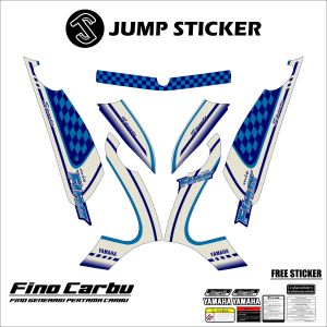 Stiker striping fino karbu - lama garfis variasi 015