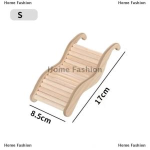 [COD] Home Fashion Wooden Wave Staircase Hamster Pet Ladder Playing Supplies Eco-Friendly Fun Toy For Small Animals