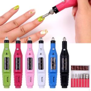 MS Electric Nail Drill Grinding Manicure Machine Mesin Kikir Amplas Kuku Listrik Nail Art Pen Pedicure