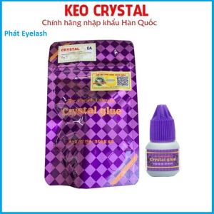 Keo Crystal Glue Keo Nối Mi Tím Khô 2-3s Bền 5-6 Tuần Dùng Nối Mi Classic Nối VolumeTạo Fan Keo Nối Mi Bền_ACB Phát