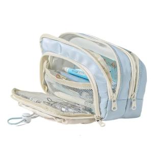 Sức chứa lớn túi đựng bút nhiều lớp bút chì trường hợp nhiều ngăn Bút Đánh Dấu tổ chức họa cụ tổ chức Túi