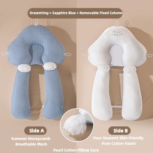 Newborn baby shaping pillow wedge pillow for baby sleep shaping pillow suitable for babies aged 1 to 3 years old