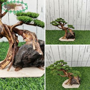 Pohon Artificial Dahan Bonsai Imitasi Bonsai Aqua Scape Variasi Latex Dekorasi Hiasan Aquarium