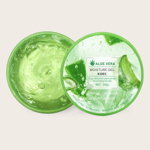KOEC Aloe vera gel 260g Hydrating and Moisturizing Sleeping Mask for Soothing Skin (English Version)