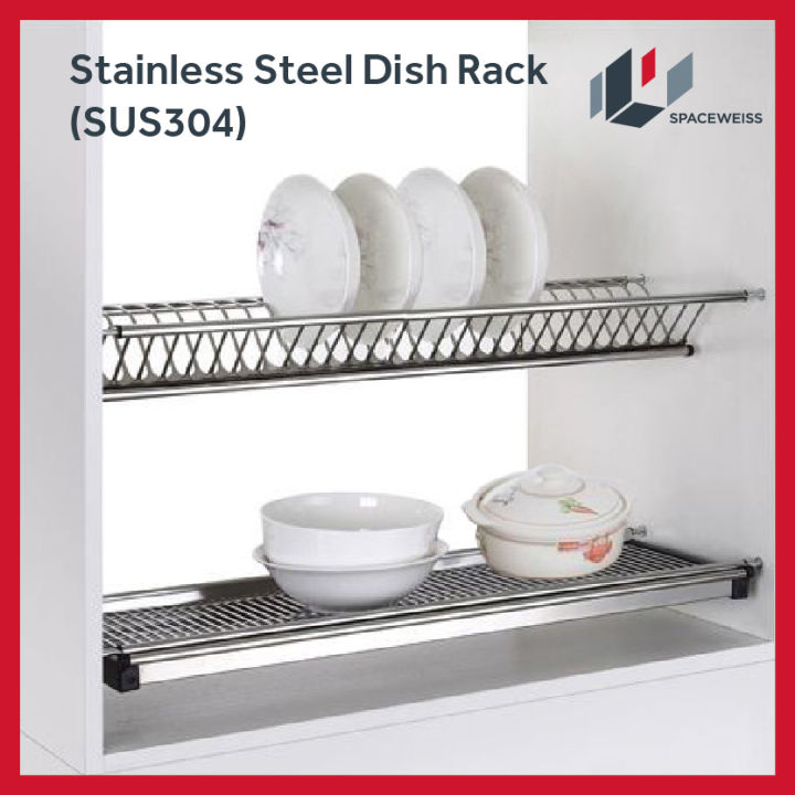Lazada stainless steel dish rack best sale