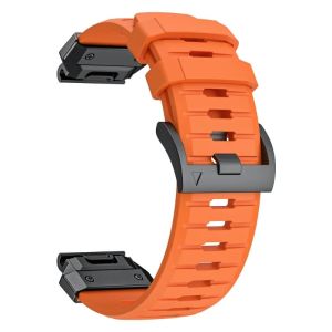 GEEKTHINK 22mm 26mm Quick fit Light Luxury Rubber Strap for Garmin Fenix 8/5/5X Plus Fenix7/7X Fenix 3 HR Fenix 6/ 6X pro /Epix/Instinct Forerunner 945 935 Watchband