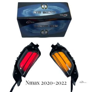 Akai Racing Store - Lampu Sen Depan Nmax New 2020-2022 Variasi Sein Led Warna Merah Biru Putih