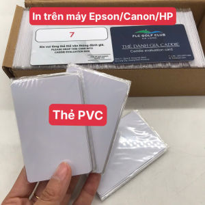 Set 20 Thẻ nhựa ( PVC ) dùng cho máy in mực nước như Epson Canon..