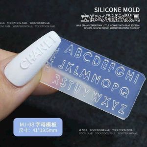 Khuôn silicone làm charm nail - Khuôn dẻo tạo họa tiết trang trí móng