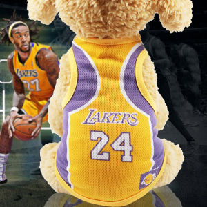 NBA Team Dog Shirt Pet Clothes Cat Basketball Team Cool Summer Design for Large Breed and Small Bre