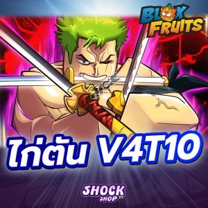 การ์ดไก่ตัน V4T10 สุ่มของในตัว แมพ Blox Fruits การ์ดสวยภาพคมชัด