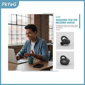 PkYeG X58 Bone Conduction Tai Nghe Không Dây Bluetooth Trọng Lượng Nhẹ Tai Không Thấm Nước Mở Tai Cho Lái Xe Và Tập Luyện
