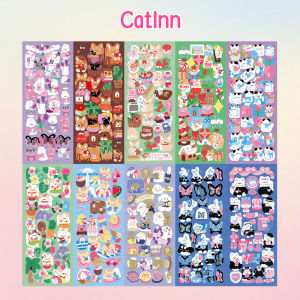 Bevavar 10PCS DIY Diary Sticker Guka Jurnal Stikers Kartun Lucu