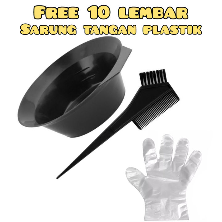 DADIDU Mangkuk Dan Sisir Semir Cat Rambut / Alat Pewarna Rambut Hair