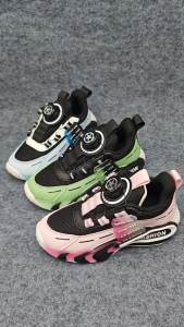 Pink Girls Fashion Sneakers Anti Slip Comfortable Children Boys Casual Walking Shoes Outdoor Sport Tennis