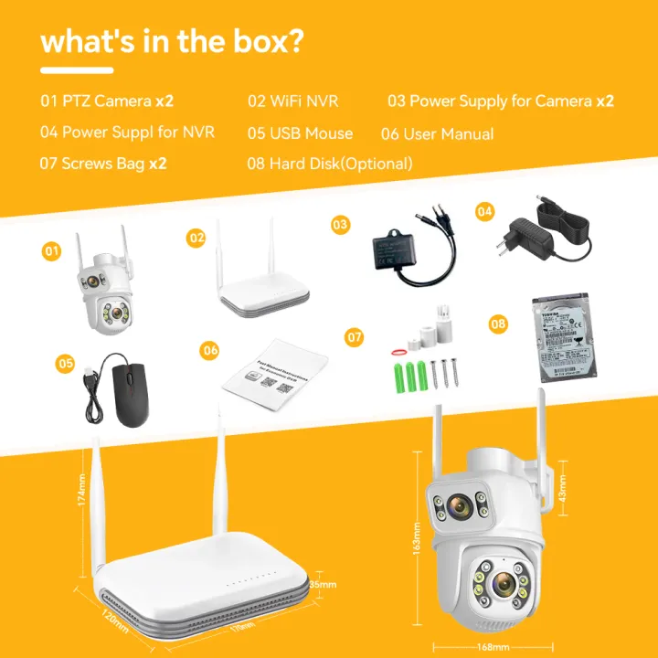 Rolte%208MP%20PAKTE%20CCTV%208%20Saluran%20WiFi%20NVR%202%20Kamera%20WiFi%20Ptz%20Lensa%20Ganda%20Warna%20Night%20Vision%20Aplikasi%20Icsee%20-%20Image%209