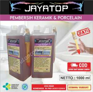 Jayatop Ron Strong Variant Pembersih kerak keramik kamar mandi ampuh 10x lebih ampuh dari merek lainnya serbuk ajaib viral