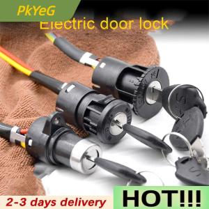 PkYeG Ignition Switch Key Power Lock Universal Electric Bicycle Biking Portable Dustproof Cycling Parts for Electric Scooter