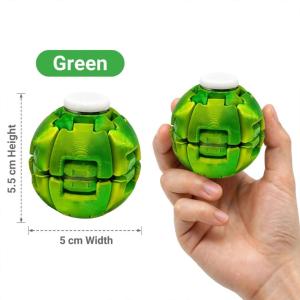 Ice Cube Snowflakes Squishy Rebound Jelly Toy Crystal Clear Stress Relief Fidget Cube Blue for Kids