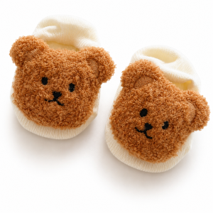 3D Bear Baby Socks Newborn Anti-Slip Soft Cotton Infant Toddler Socks 0-12M | Stokin Bayi Anti Gelincir | Baby Gift