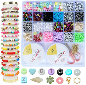 MOSTIN big set with locks beads kit letter beads for bracelet making set diy bracelet kit set with letters for bracelet making beads accessories kit set beads set for bracelet making