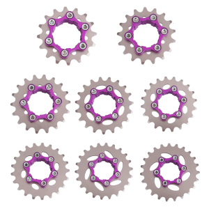 Single Speed Cog High Strength Steel Freewheels Bicycles Flywheel Sprocket Part for Fixed Gear Bike Easily to Install